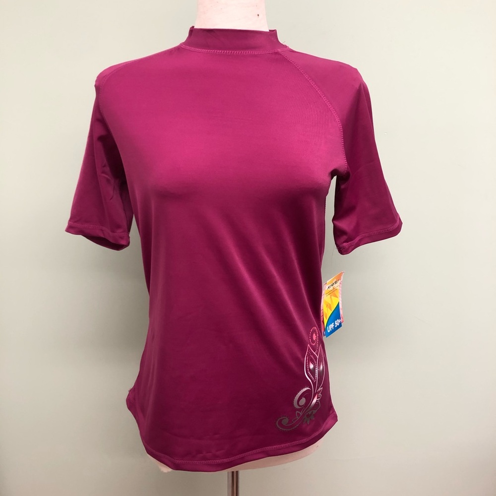Kanu Rashguard | Women’s Pink Swim Shirt | Size Large